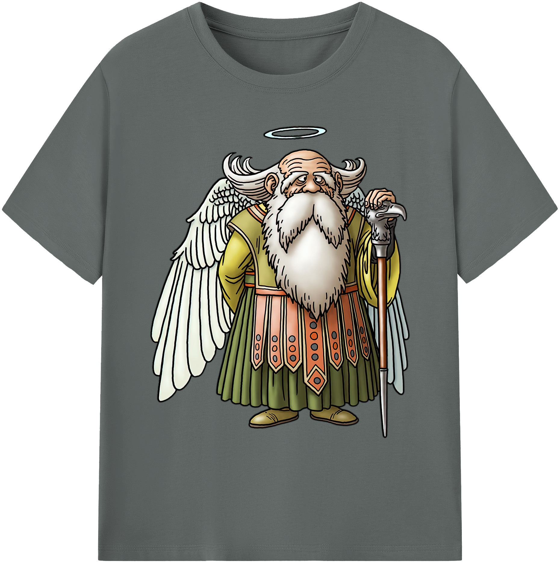 （画像用） ドラゴンクエスト Doragon Kuesuto Dragon Quest 綿100％ メンズ半袖Tシャツ｜肌触りやわらか＆通気性